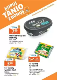 E.Leclerc gazetka Strona 4: Ser topiony w plasterkach Lactima €3,65, Ser topiony w plastrach Zott Toasty €2,80