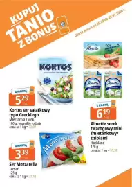 E.Leclerc gazetka Strona 8: Kortos ser sałatkowy typu Greckiego €5,29, Ser Mozzarella Temar €3,39