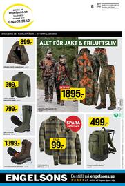 Engelsons katalog vecka 35 Sida 100: Sorsele fleeceskjorta €99,00, Jacka alberta insulated herr €399,00