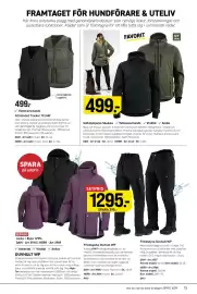 Engelsons katalog vecka 35 Sida 15: Favorit Softshelljacka Skedala €499,00, Fritidsväst Tracker TC/4W €499,00