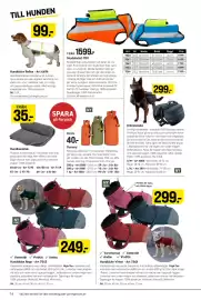 Engelsons katalog vecka 35 Sida 16: Hundtäcke Regn - Art 7545 €249,00, Hundtäcke Vinter - Art 7546 €299,00