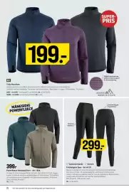 Engelsons katalog vecka 35 Sida 20: Fritidstights Dam - Art 4910 €299,00, Powerfleece Hemsedal Herr €399,00