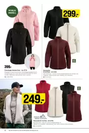 Engelsons katalog vecka 35 Sida 22: Fleecekappa Moliden Dam €399,00, Orrvik Dam Fleecejacka €299,00