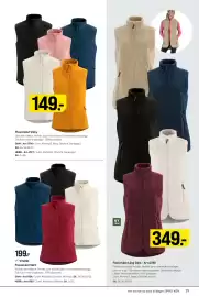 Engelsons katalog vecka 35 Sida 29: Fleeceväst Visby €149,00, Fleeceväst Särö €199,00