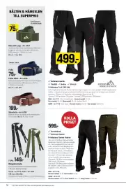 Engelsons katalog vecka 35 Sida 34: Hängslen breda €149,00, Skinnbälte - Art 6789 €199,00