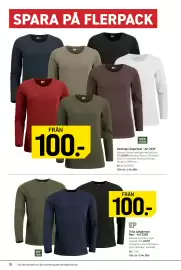 Engelsons katalog vecka 35 Sida 38: Ep Tröja Långärmad Herr €100,00, Ep Damtopp Långärmad €100,00