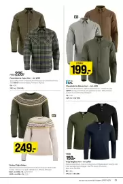 Engelsons katalog vecka 35 Sida 39: Molcon flanellskjorta herr €199,00, Stickad Tröja Oviken €249,00