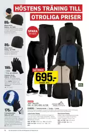 Engelsons katalog vecka 35 Sida 46: Oxberg Mössa Active €89,00, Oxberg Handskar Active €199,00