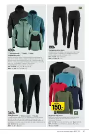 Engelsons katalog vecka 35 Sida 47: Träningsstigts Active Warm €199,00, Vindtights Active €349,00