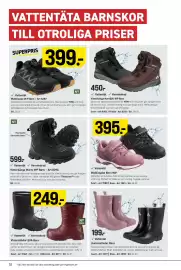 Engelsons katalog vecka 35 Sida 52: Walkingsko W.P Barn €399,00, Vinterkänga Warm WP Barn €599,00