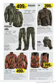 Engelsons katalog vecka 35 Sida 57: Moose camouflagehandskar €149,00, Bear Softshelljacka €499,00