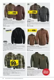Engelsons katalog vecka 35 Sida 60: Andas fleecejacka tännäs herr €499,00, Fleeceskjorta Sorsele €99,00