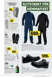 Engelsons katalog vecka 35 Sida 89: Skyddssko - Art 8268 €599,00, Skohorn metall €29,00
