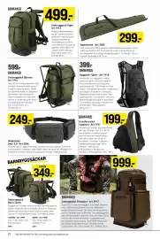 Engelsons katalog vecka 35 Sida 92: Brokared stolsryggsäck barn/junior €349,00, Brokared stolsryggsäck björnen €599,00