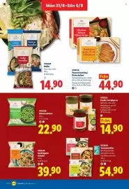 Lidl reklamblad vecka 36 Sida 10: VITASIA Panerad kyckling/fläskschnitzel €44,90, Vitasia vannameiräkor €54,90