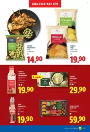 Lidl reklamblad vecka 36 Sida 11: Look o Look Godissushi €59,90, VITASIA Chips €19,90