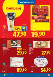 Lidl reklamblad vecka 36 Sida 26: Milbona Parmigiano Reggiano €47,90, Barilla pasta €19,90