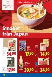 Lidl reklamblad vecka 36 Sida 8: VITASIA Sushi-kit €54,90, Vitasia Inlagd ingefära €14,90