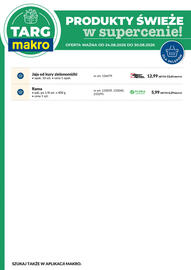 Makro gazetka tydzień 35 Strona 8: Margaryna Rama €6,29, Jajka kurze od kury zielononóżki Invest Michel €13,64