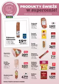 Makro gazetka tydzień 35 Strona 3: Kabanosy luksusowe Metro Chef €20,99, Podgardle wędzone ZMB Białystok €20,99