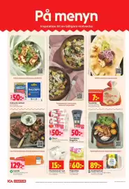 ICA Kvantum reklamblad vecka 36 Sida 4: Klippl Stammis Bacon €50,00, Champinjoner i ask €15,00