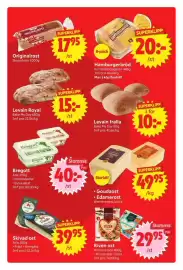 Nya Pulsen reklamblad vecka 35 Sida 9: Wernerssons riven ost mozzarella pizza €29,95, Levain Royal €15,00