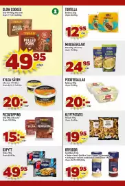 Rinkeby Matcenter reklamblad vecka 35 Sida 5: Tulip slow cooked pulled pork €49,95, Eldorado klyftpotatis €19,95