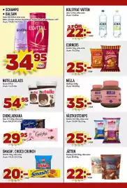 Rinkeby Matcenter reklamblad vecka 35 Sida 7: L'oreal elvital €34,95, Fazer chokladkaka €29,95