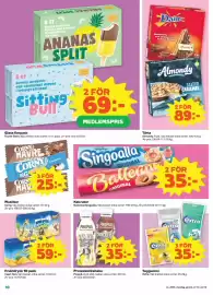 Coop Konsum reklamblad vecka 35 Sida 10: Triumf glass Ananas split Sitting bull €69,00, Capri-Sun fruktdryck €59,00