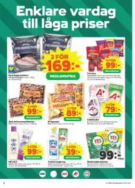 Coop Konsum reklamblad vecka 35 Sida 2: A+ Tvättmedel €79,00, Duck toalettrensör €39,00