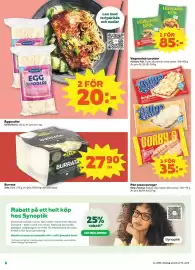 Coop Konsum reklamblad vecka 35 Sida 6: Zeta Burrata €27,90, Santa Maria egg noodles €20,00