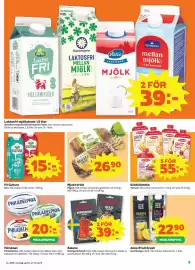 Coop Konsum reklamblad vecka 35 Sida 9: Grilstad salami €39,00, Semper gröt puuro €55,00