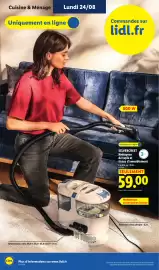 Catalogue Lidl | Les Exclus Web de la semaine page 2: SILVERCREST Nettoyeur de tapis et tissus d'ameublement €59,00