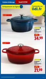 Catalogue Lidl | Les Exclus Web de la semaine page 9: SILVERCREST Cocotte en fonte Premium €21,99