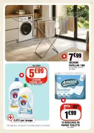 Catalogue La Foir'Fouille semaine 35 page 12: Chanteclair Lessive liquide €5,99, Amoos Papier Toilette €1,99