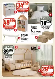 Catalogue La Foir'Fouille semaine 35 page 7: MALLE MAGDA €7,99, MARCEAU LIT ENFANT €89,99