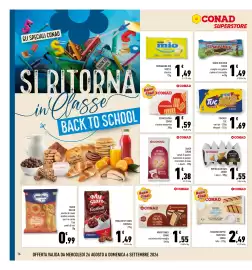 Volantino Conad Superstore Pagina 16: Cracker Tuc €1,69, Frollini My Stars Football €1,49