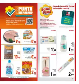 Volantino Conad Superstore Pagina 19: Yogurt magro senza lattosio zero grassi bella vita free meran €0,99