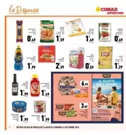 Volantino Conad Superstore Pagina 20: Olio di semi di girasole Giglio Oro €1,99, Patatine Lay's Classiche €1,29