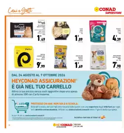 Volantino Conad Superstore Pagina 26: Sheba Filets €1,09, Special Dog Mini Adult Excellence Monge €7,90