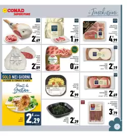 Volantino Conad Superstore Pagina 9: Tomini classici €2,19, Salume delicato fiocco villani €2,09