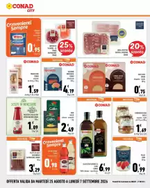 Volantino Conad City Pagina 12: Riso Gallo arborio - carnaroli €2,49, Affettati Sapori & Dintorni