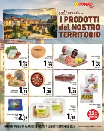 Volantino Conad City Pagina 8: Brenta Selezione Oro €1,35, Formaggio Pincion di Selva €1,29
