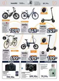 Volantino Unieuro Pagina 20: Sony fotocamera digitale mirrorless ILCE-6100AKB €599,90, Teklio micro e-bike tm1a6slb €499,90