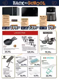 Volantino Unieuro Pagina 24: Coppia guanciali duetto €9,99, Asse da stiro Vulcanò Jolahome €74,99