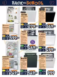 Volantino Unieuro Pagina 29: Lavastoviglie da incasso Bosch €499,90, Miele lavastoviglie da incasso G5653SCVI €999,00