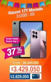 Catálogo Alkosto Página 4: Xiaomi - 17t morado 512gb - 5g €3.429.050,00