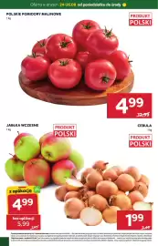 Stokrotka gazetka Strona 2: Cebula polska €1,99, Jabłka wczesne polskie €4,99