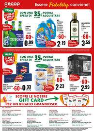 Volantino Gecop Pagina 20: Tuborg birra fresca come alla spina €0,99, Masseria San Nicola olio extra vergine di oliva €3,59