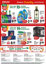 Volantino Gecop Pagina 20: Tuborg birra fresca come alla spina €0,99, Masseria San Nicola olio extra vergine di oliva €3,59